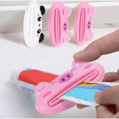Oral Care Accessories Rolling Cartoon Toothpaste Squeezer Tube Toothpaste Tooth Paste Squeezer Dispenser Toothpaste Holder Tool