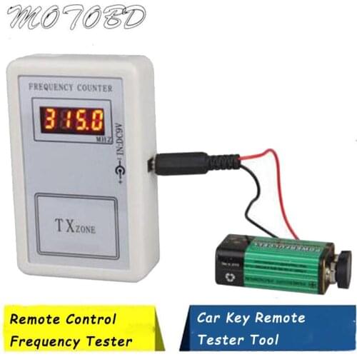 2020 Remote Control Wireless Frequency Meter Counter for Car Auto Key Remote Control Detector Cymometer Power Supply Cable