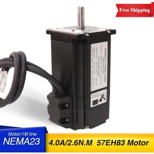 57EH83A4001 Hybrid Step-servo 57X83mm Nema23 Closed Loop 4A 2.6N.M 57CME26 Servo motor Stepper Motor CL57 Driver for CNC
