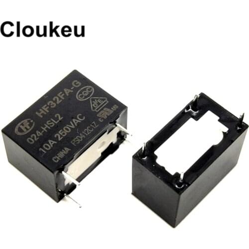 HF32FA-G-024-HSL2 24V 10A Relay DIP4