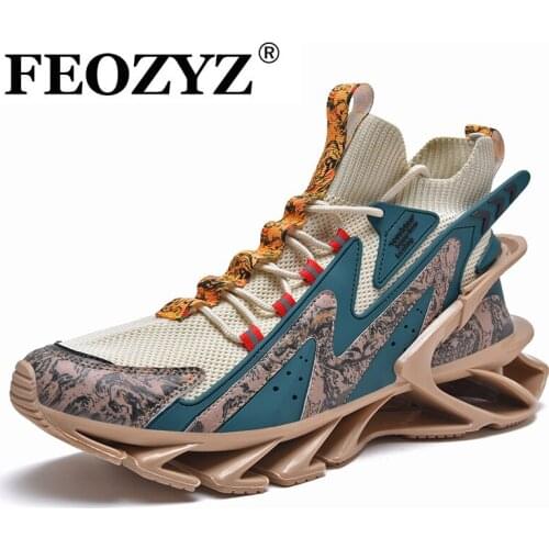 FEOZYZ Shoes Men Sneakers Male Mens Casual Shoes Tennis Luxury Shoes Trainer Race Off White Shoes Fashion Loafers Running Shoes