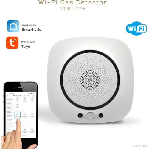 Best Automatic TUYA Smart Combustible Flammable LPG Natural CH4 Methane WiFi Gas Leak Detector for Home Kitchen Depot Flammable