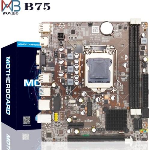B75 Motherboard LGA 1155 Dual channel 16G DDR3 Memory SATA III USB 3.0 Computer Mainboard for Intel LGA1155 I3 I5 I7 Xeon