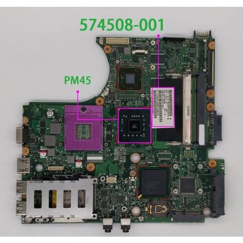 For HP ProBook 4410s 4411s 4510s 4710s Series Notebook PC 574508-001 6050A2252701-MB-A03 PM45 Laptop Motherboard Mainboard