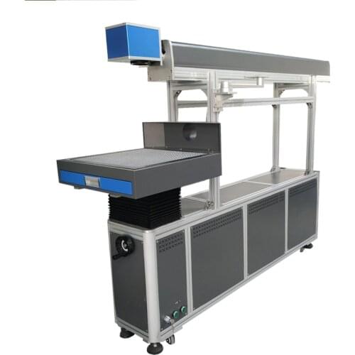 100W Desktop co2 laser marking machine for printing logo on wood acrylic MDF 110x110mm Sino-Galvo RC2808 BJJCZ board
