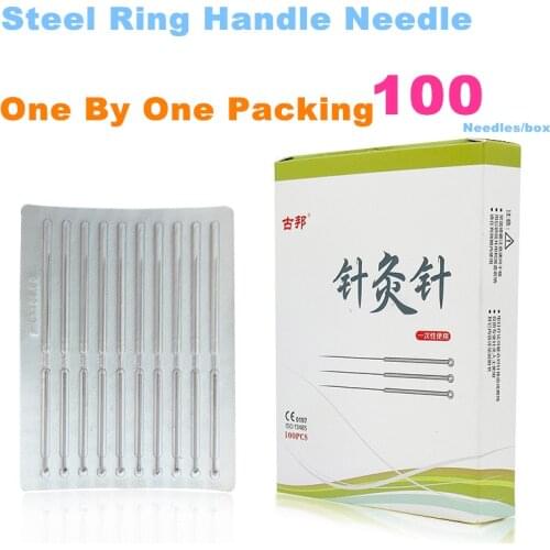 NEW Chinese Traditional Disposable Sterile Acupuncture Needle ZhenJiu Needle For Single Use 100pcs For Ears Skin Detox Needle