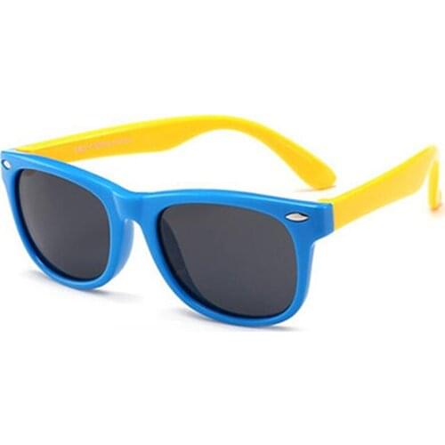 The latest silicone fashion anti-radiation polarized sunglasses baby glasses children sunglasses