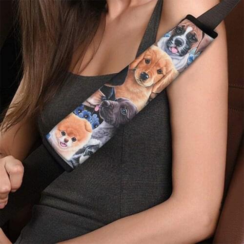 AIMAAO 2 PCS Auto Seat Belt Cover Flower Sea Turtle Shoulder Seatbelt Pad for Adults Youth Kids Toddlers, for Car, Truck, SUV