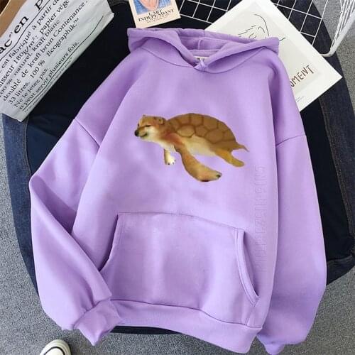 Tortoise Shiba Inu Kawaii Funny Hoodies Streetwear Women Cute Anime Men Hoodie Lady Girls Harajuku Pullover