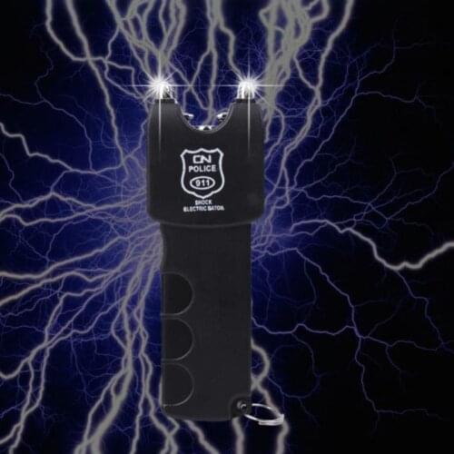 Funny Toys Electro Shocker Stun Toy For Self-Defense Electric Shock Wand W/ LED Flashlight Low Current Safety Tricky Friends Toy