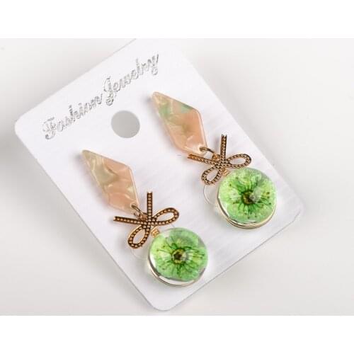 Womens Flower Earrings Set Earrings For Women Fashion Jewelry Geometric Crystal Glass Heart Stud Earrings #KY515