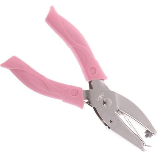 1pc 3mm Pore Diameter Punch Pliers Single Hole Puncher Hand Paper Scrapbooking Punches 1-8 Pages Paper Hole Puncher