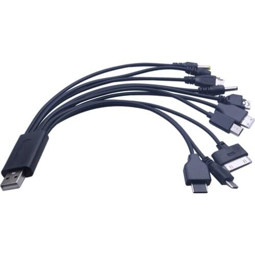10 in 1 Micro USB multi Charger usb cables for mobile phones cord for LG KG90 SAMSUNG Sony Phone