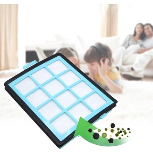 2pcs/lot 1*Filter+1*cotton For Philips FC8760 FC8761 FC8764 FC8766 FC8767 Vacuum Cleaner HEPA Filters parts