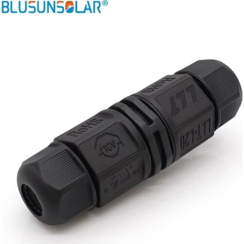 20 pcs/lot 20A 500V Electrical IP67 2 Pin L20 Lamp Conenctor Outdoor Led Light Cable Connector Wire Contacts Adapter