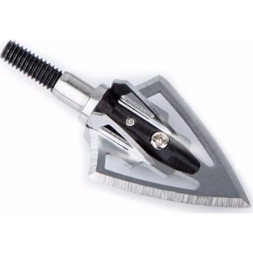 6/12pcs Traditional arrival 6pcs/lot sawtooth Fighter Style 6-Blade arrowhead 100 Grain broadheads Archery hunting Arrow Heads