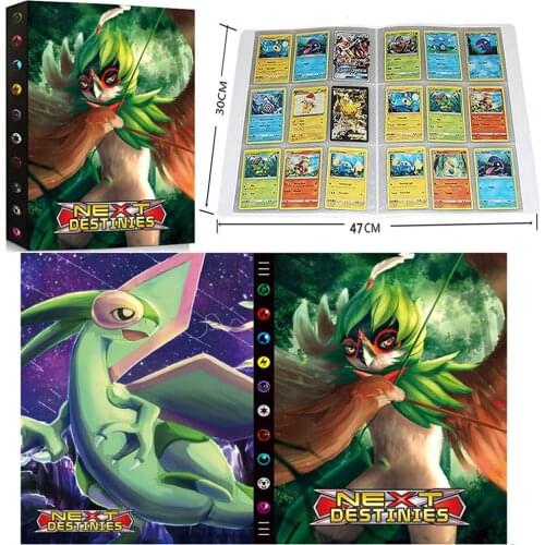 New Pokemon Card Album Book Cartoon 9 Pocket 432Pcs Playing Game Card Collection Map Holder Folder Loaded List Kids Toy Gift