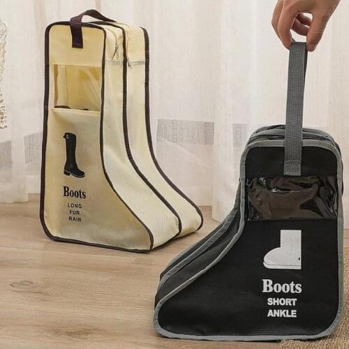 Boots Ankle Boots Boots Storage Bag Visible Shoe Dust Cover Shoe Shoe Bag Set Bag Bag Box Finishing Shoe D2S6