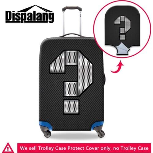 Dispalang High Quality Elastic Scratch-resistant Protective Covers for Travel Your Own Lucky Number Letter Necessity Accessories