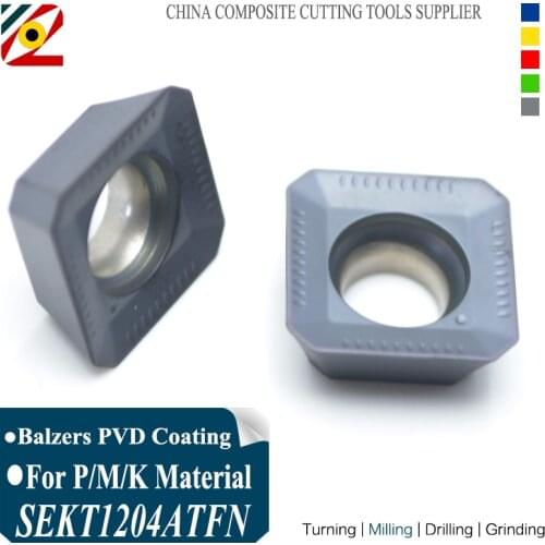 EDGEV SEKT1204AFTN SEKT1204 Milling Carbide Insert Face Mill Blade Turning Cutting Tools Cutter CNC Machining