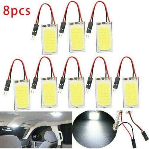 Bulbs LED Panel Lights COB Car DC 12V Dome Interior Lamp Parts Universal