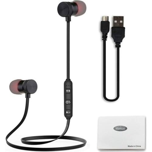 M5 Magnetic Type Wireless Waterproof Earphones Noise Reduction HD HIFI Stereo Bass Sport Running Music In-Ear Earphones