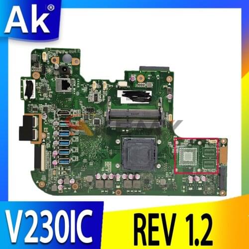 V230IC Mainboard DDR3 REV1.2 For ASUS V230IC Commercial all-in-one desktop 90PT01GO-R0300 Chipset H110 motherboard 100% Tested