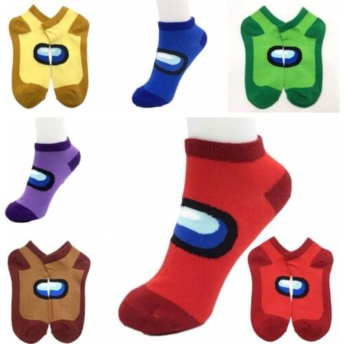 Cute Game Short Socks Cartoon Colorful Tight Cute Fashion Ankle Casual Sock Unisex Cosplay Couple Friend Gift