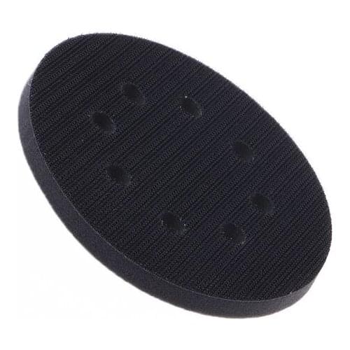 5 Inches 8-Hole Soft Sponge Interface Pad for Sanding Pads Hook&Loop Sanding Discs for Uneven Surface Polishing Power Tools