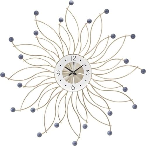 Nordic Art Wall Clock Creative Simple Fashion Silent Wall Clock Digital Metal Large Orologi Parete Living Room Decoration DJ60WC
