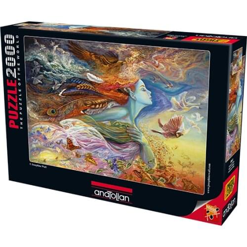 Fly Spirit Josephine Wall 2000 Piece Jigsaw Puzzle Paper Jigsaw Puzzle Educational Mind Intelligence Game Holiday Decoration Table Gift 96x66
