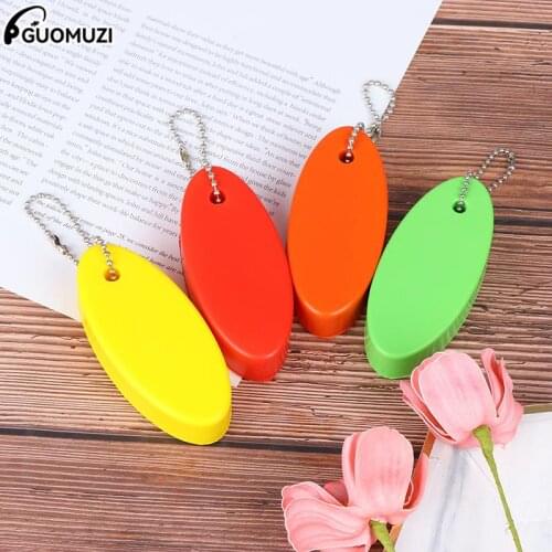 Foam Floating Buoyant Keychain For Water Sports Boat Swimming Oval Keyring Key Kayak Canoe Rafting Surf Accessory