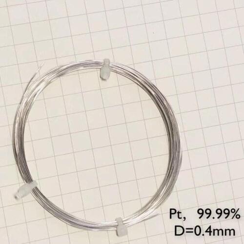 Platinum metal Wire Element Sample D 0.4mm 99.99% Pure Periodic Table