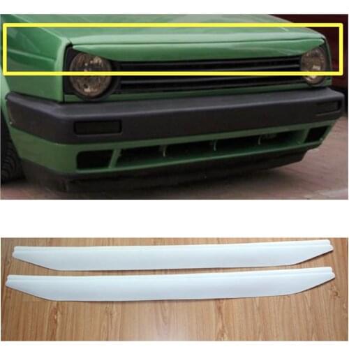 ROLLSROVER Front Bumper Headlamp Flare Molding Trim For Jet ta MK2 Unpainted Car Styling