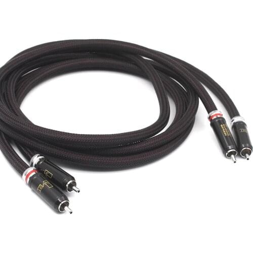 Burmester Pure-silver Interconnect RCA Cable - Rhodium Plated Plug - 1.5m - 1 Pair