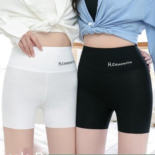 Womens Summer Safety Short Panties Ice Silk Underpant Seamless Seamless Ladies Pants Girl Boxer Briefs Cozy Female Underwear