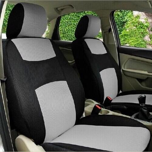 High Quality Car Seat Covers Universal Fit Polyester 3MM Composite Sponge Car Styling lada car cases seat cover accessories 2017