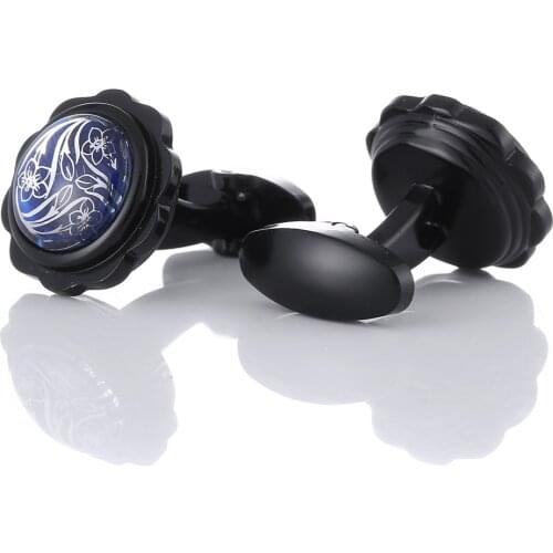 Men Black Suit Shirt Cufflinks for Wedding Gifts Business Suit Cuff links Cuff Buttons Novelty Fashion Cufflink Mens Jewelry Acc