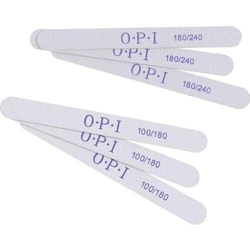 10Pc/lot Wood Nail File Professional Nail Art Sanding Buffer Files 180/240 Double Side Prof Grey Sanding Nail Files For Manicure