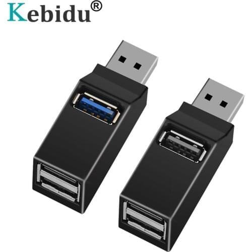 3 Port USB Hub Mini USB 3.0 High Speed Hub USB 2.0 Splitter Box For PC Laptop U Disk Card Reader For iPhone 8 X Mobile Phone