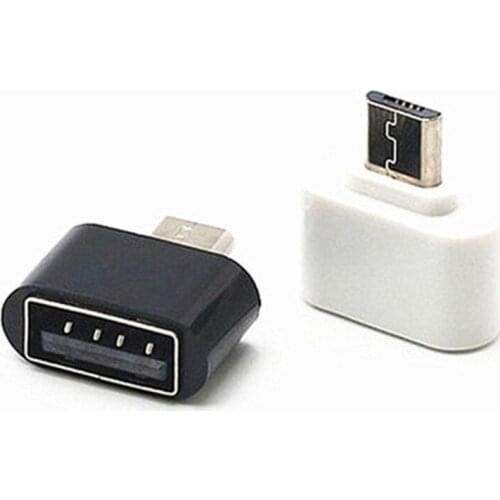 500pcs/lot 2021 Mini Sync Charging USB to Micro USB OTG Adapter For Android Mobile Jack Splitter USB Connectors Converter