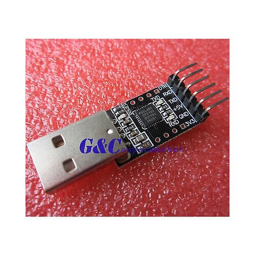 6Pin USB 2.0 to TTL UART Module Serial Converter CP2102 STC Replace Ft232 Adapter Module