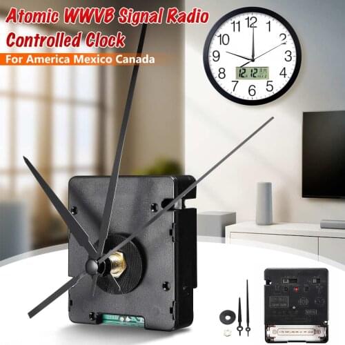 HR9412 Mode Atomic WWVB Signal Radio Controlled Clock Movement DIY Kit For America Mexico Canada