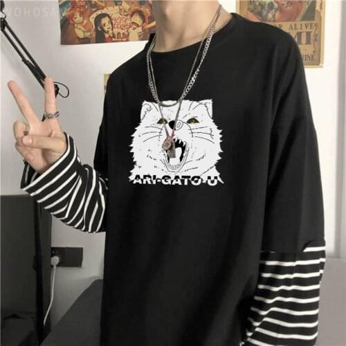 Kawaii Manga ARIGATOU Joan To Your Eternity Anime Harajuku Tshirt Summer Streetwear Casual Oversized Women Long Sleeve Tees Tops