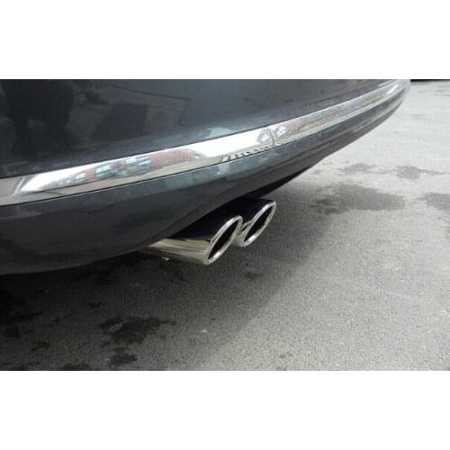 Higher star stainless steel 2pcs car muffler,silencer for Volkswagen Passat B6/Magotan 2007-2012