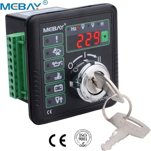 DC10G Engine Manual Start Controller with Hz Volt Battery Voltage and Accumulation Time Display with CE Certification 12006021
