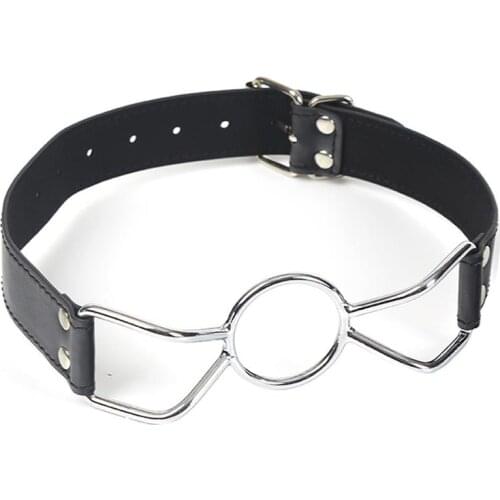 Big Spider Shape Mouth Gag Ball Mouth Stainless Steel Mouthpiece Alternative Sex Toys