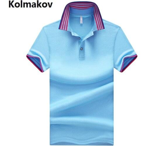 2019 high quality Brand Polos Mens POLO Shirts 100% Cotton Slim Fit Short Sleeve Mens Casual Male Polo Shirt M L XL 2XL 3XL 4XL