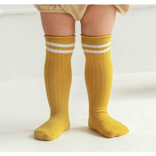 Newborn Infant Anti Slip Knee High Socks For Girls Boys Kids Toddler Children Cotton Cute Funny Kawaii Long Socks Baby Stockings