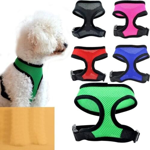 New Arrival Large Dog Harness Soft Walk Vest Good Quality Strong Big Dog Training Harness Puppy Dog Harness Mesh Dog Collars